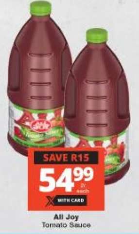 ALL JOY TOMATO SAUCE