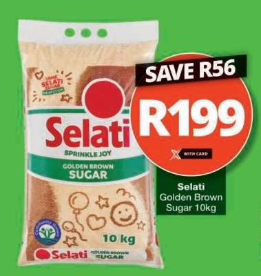 SELATI GOLDEN BROWN SUGAR 10kg