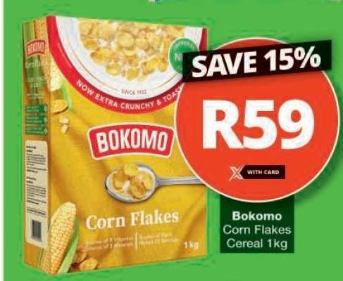 Bokomo Corn Flakes Cereal 1kg