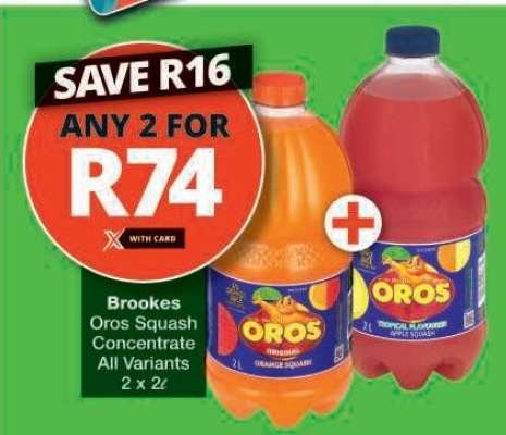 Brookes Oros Squash Concentrate