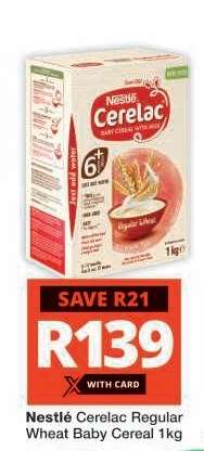 Nestlé Cerelac Regular Wheat Baby Cereal 1kg