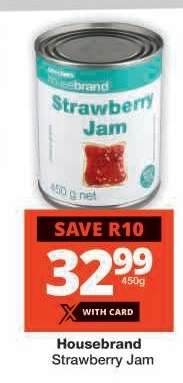 Housebrand Strawberry Jam