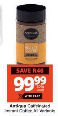 Antigua Caffeinated Instant Coffee