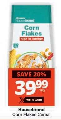 Housebrand Corn Flakes Cereal