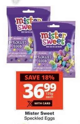 Mister Sweet Speckled Eggs