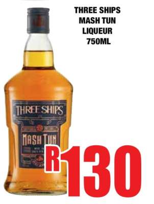 THREE SHIPS MASH TUN LIQUEUR 750ML