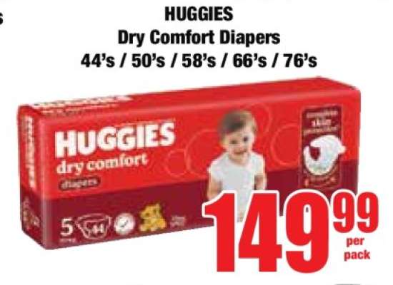 HUGGIES Dry Comfort Diapers