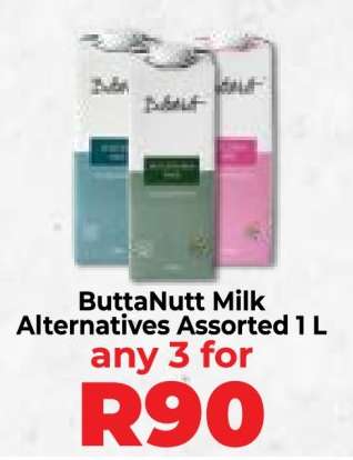 ButtaNutt Milk Alternatives Assorted 1 L