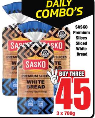 SASKO Premium Slices Sliced White Bread