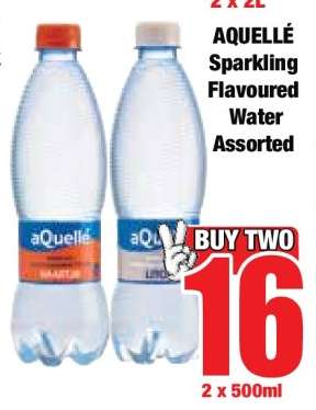 AQUELLÈ Sparkling Flavoured Water Assorted