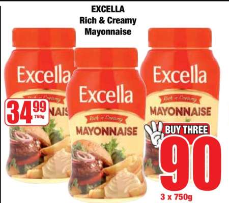 Excella Rich & Creamy Mayonnaise
