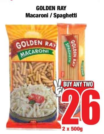 GOLDEN RAY Macaroni / Spaghetti