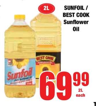 SUNFOIL / BEST COOK Sunflower Oil