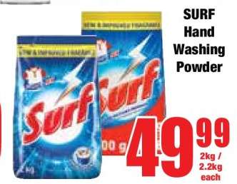 SURF Hand Washing Powder