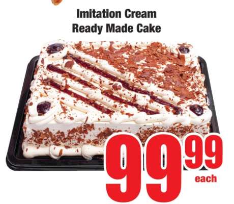 Imitation Cream Ready Made Cake