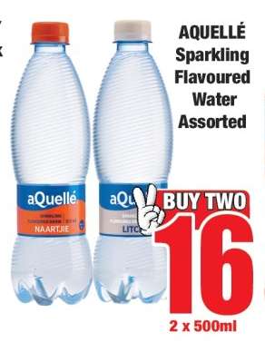 AQUELLÈ Sparkling Flavoured Water Assorted