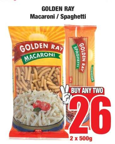 GOLDEN RAY Macaroni / Spaghetti