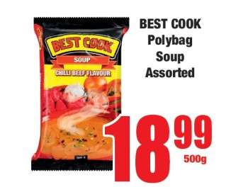 BEST COOK Polybag Soup Assorted