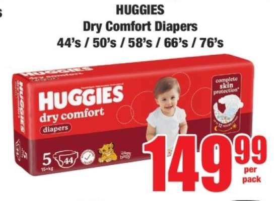 HUGGIES Dry Comfort Diapers