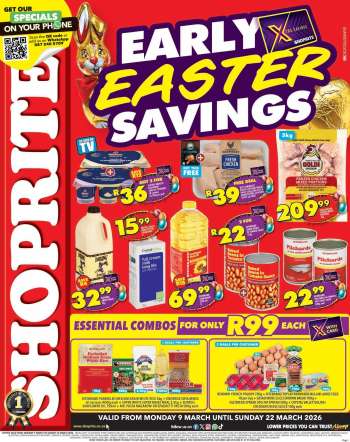 Shoprite catalogue  - 09/03/2026 - 22/03/2026.