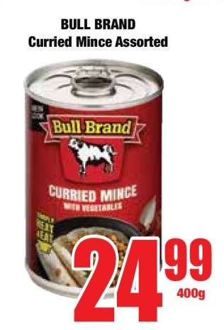 BULL BRAND Curried Mince Assorted