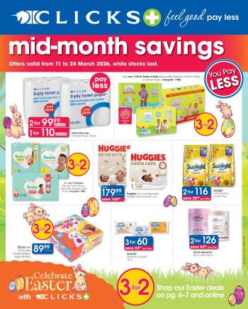 Clicks catalogue  - 11/03/2026 - 24/03/2026.