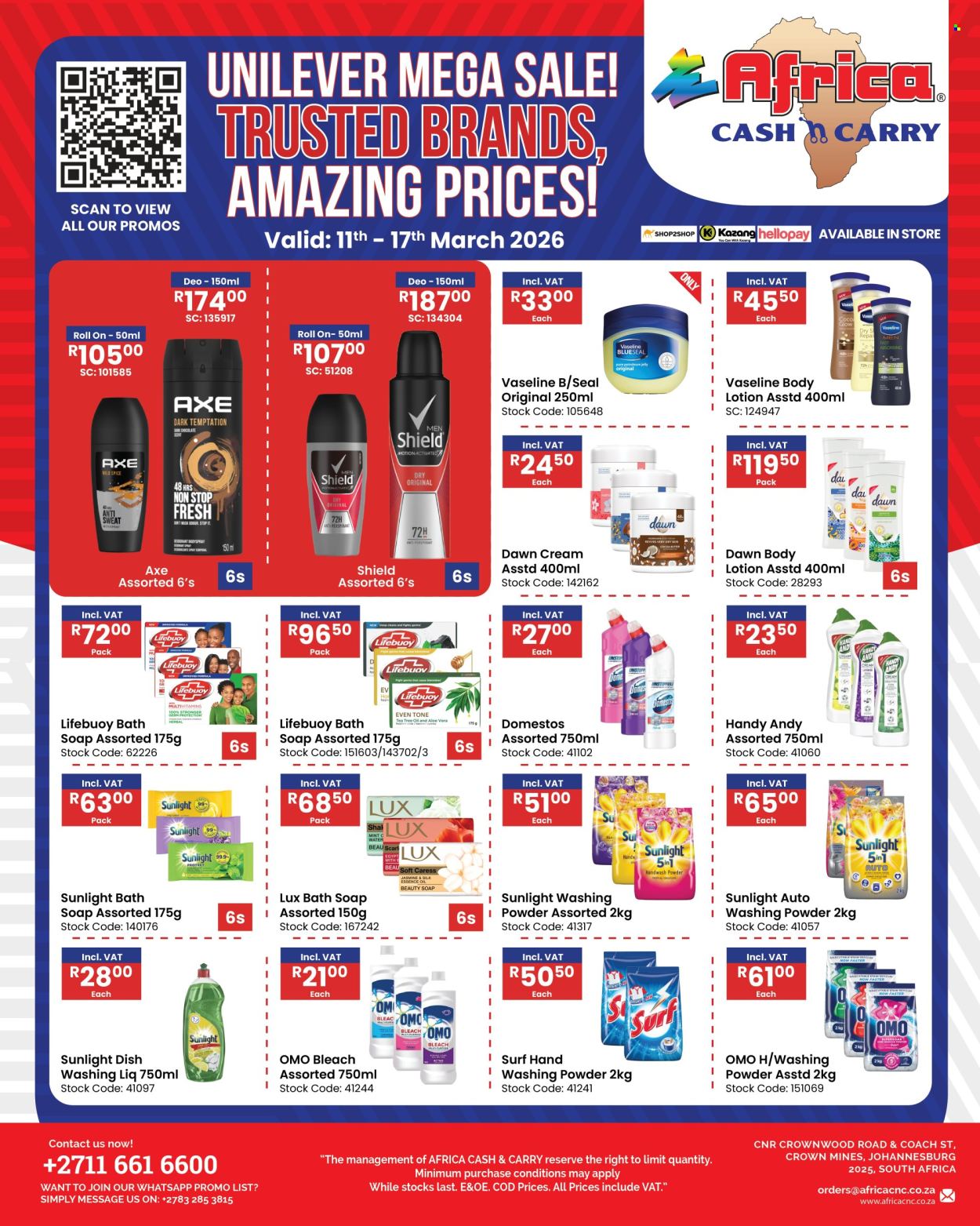 Africa Cash & Carry specials - 11/03/2026 - 17/03/2026. Page 1