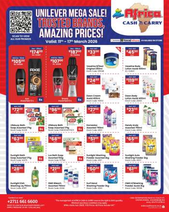 Africa Cash & Carry catalogue  - 11/03/2026 - 17/03/2026.