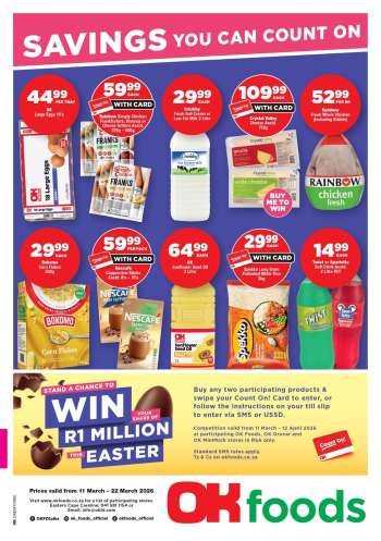 OK Foods catalogue  - 11/03/2026 - 22/03/2026.