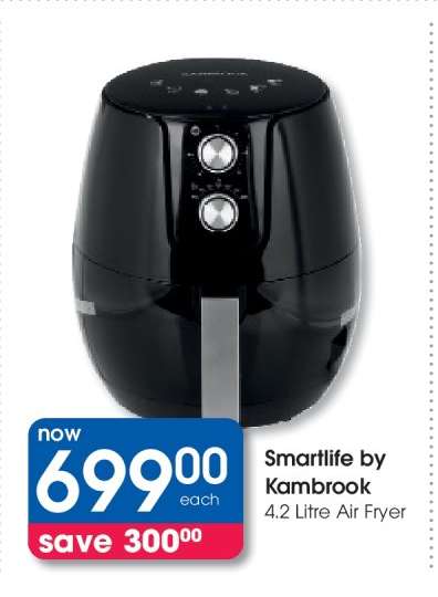 Smartlife by Kambrook 4.2 Litre Air Fryer