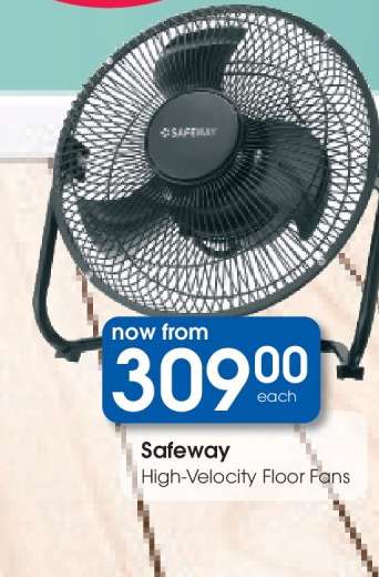 Safeway High-Velocity Floor Fans