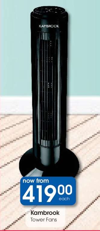 Kambrook Tower Fans