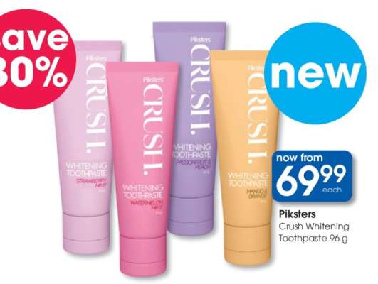 Piksters Crush Whitening Toothpaste 96 g
