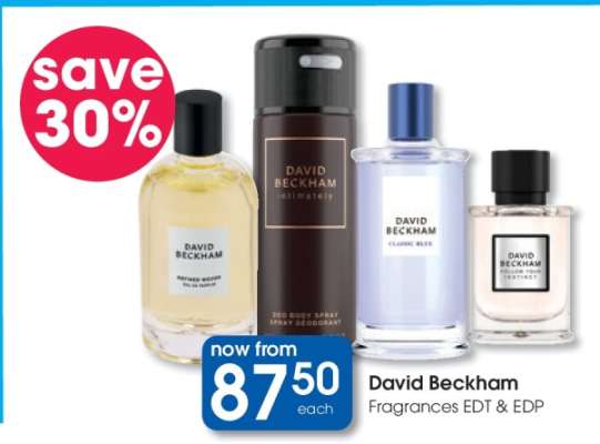 David Beckham Fragrances EDT & EDP