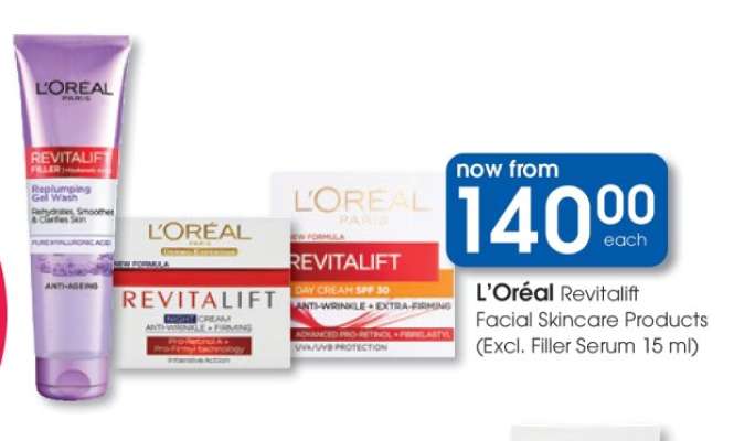 L'Oréal Revitalift Facial Skincare Products