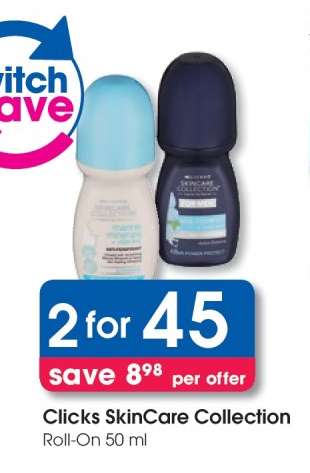 Clicks SkinCare Collection Roll-On 50 ml