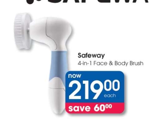 Safeway 4-in-1 Face & Body Brush