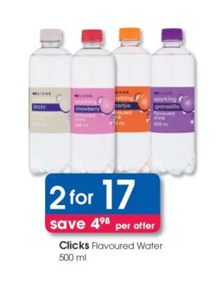 Clicks Flavoured Water