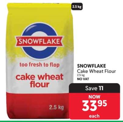 SNOWFLAKE CAKE WHEAT FLOUR