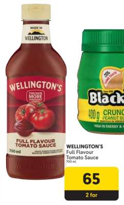 WELLINGTON'S Full Flavour Tomato Sauce
