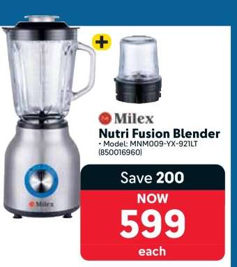 Milex Nutri Fusion Blender
