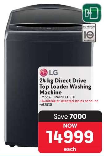 LG 24 kg Direct Drive Top Loader Washing Machine