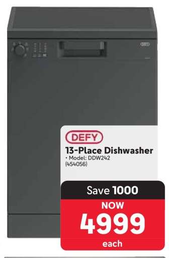 Defy 13 Place Dishwasher