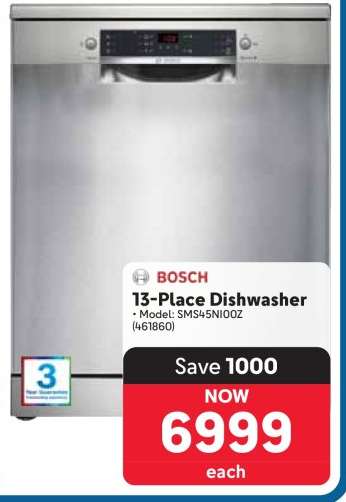 Bosch 13-Place Dishwasher