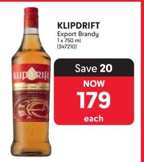 Klipdrift Export Brandy