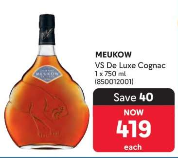 Meukow VS De Luxe Cognac