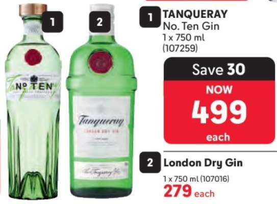 TANQUERAY No. Ten Gin