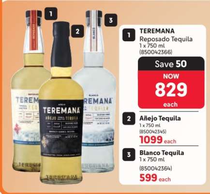 TEREMANA Reposado Tequila