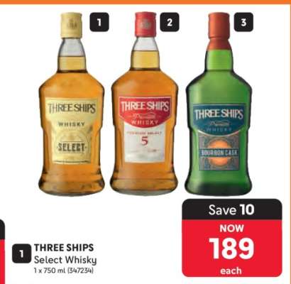 THREE SHIPS Select Whisky