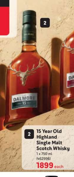 15 Year Old Highland Single Malt Scotch Whisky